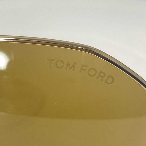 Tom Ford Cyrus TF747 30E Aviator Sunglasses Gold Titanium Made in Japan main image 14